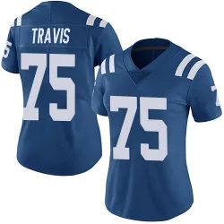 Women's Jalen Travis Indianapolis Colts No.75 Limited Team Color Vapor Untouchable Jersey - Royal