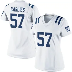Women's Jaylon Carlies Indianapolis Colts No.57 Game Jersey - White