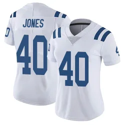 Women's Jaylon Jones Indianapolis Colts No.40 Limited Vapor Untouchable Jersey - White