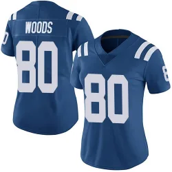 Women's Jelani Woods Indianapolis Colts No.80 Limited Team Color Vapor Untouchable Jersey - Royal