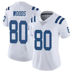 Women's Jelani Woods Indianapolis Colts No.80 Limited Vapor Untouchable Jersey - White
