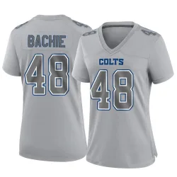 Women's Joe Bachie Indianapolis Colts No.48 Game Atmosphere Fashion Jersey - Gray