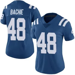 Women's Joe Bachie Indianapolis Colts No.48 Limited Team Color Vapor Untouchable Jersey - Royal