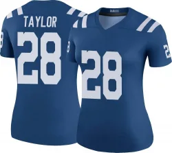 Women's Jonathan Taylor Indianapolis Colts No.28 Legend Color Rush Jersey - Royal