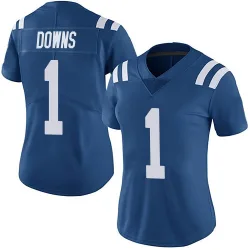 Women's Josh Downs Indianapolis Colts No.1 Limited Team Color Vapor Untouchable Jersey - Royal