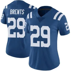 Women's JuJu Brents Indianapolis Colts No.29 Limited Color Rush Vapor Untouchable Jersey - Royal