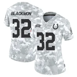 Women's Julian Blackmon Indianapolis Colts No.32 Limited 2024 Salute to Service Jersey - Arctic Camo