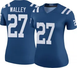 Women's Justin Walley Indianapolis Colts No.27 Legend Color Rush Jersey - Royal