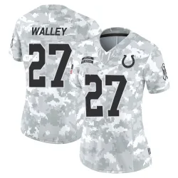 Women's Justin Walley Indianapolis Colts No.27 Limited 2024 Salute to Service Jersey - Arctic Camo
