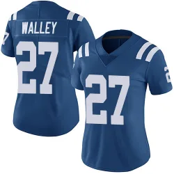 Women's Justin Walley Indianapolis Colts No.27 Limited Team Color Vapor Untouchable Jersey - Royal
