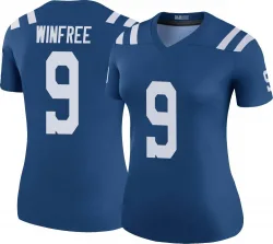 Women's Juwann Winfree Indianapolis Colts No.9 Legend Color Rush Jersey - Royal