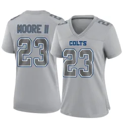 Women's Kenny Moore II Indianapolis Colts No.23 Game Atmosphere Fashion Jersey - Gray