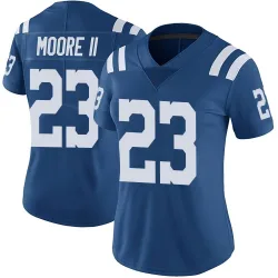 Women's Kenny Moore II Indianapolis Colts No.23 Limited Color Rush Vapor Untouchable Jersey - Royal