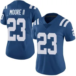 Women's Kenny Moore II Indianapolis Colts No.23 Limited Team Color Vapor Untouchable Jersey - Royal