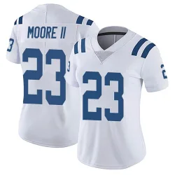 Women's Kenny Moore II Indianapolis Colts No.23 Limited Vapor Untouchable Jersey - White