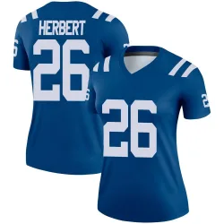 Women's Khalil Herbert Indianapolis Colts No.26 Legend Jersey - Royal