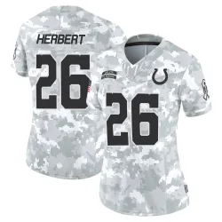 Women's Khalil Herbert Indianapolis Colts No.26 Limited 2024 Salute to Service Jersey - Arctic Camo