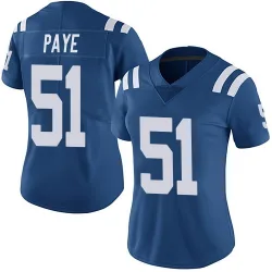 Women's Kwity Paye Indianapolis Colts No.51 Limited Team Color Vapor Untouchable Jersey - Royal