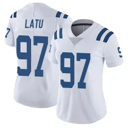 Women's Laiatu Latu Indianapolis Colts No.97 Limited Vapor Untouchable Jersey - White