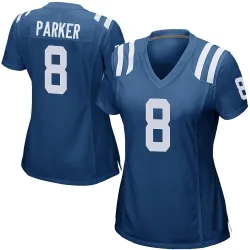Women's Landon Parker Indianapolis Colts No.8 Game Team Color Jersey - Royal Blue