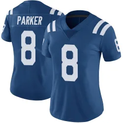 Women's Landon Parker Indianapolis Colts No.8 Limited Color Rush Vapor Untouchable Jersey - Royal