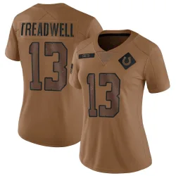 Women's Laquon Treadwell Indianapolis Colts No.13 Limited 2023 Salute To Service Jersey - Brown