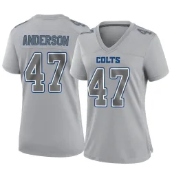 Women's Liam Anderson Indianapolis Colts No.47 Game Atmosphere Fashion Jersey - Gray