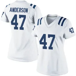 Women's Liam Anderson Indianapolis Colts No.47 Game Jersey - White
