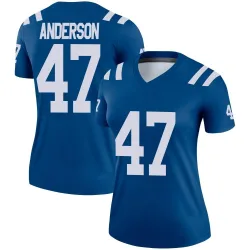 Women's Liam Anderson Indianapolis Colts No.47 Legend Jersey - Royal