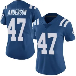 Women's Liam Anderson Indianapolis Colts No.47 Limited Team Color Vapor Untouchable Jersey - Royal