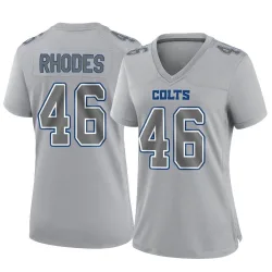 Women's Luke Rhodes Indianapolis Colts No.46 Game Atmosphere Fashion Jersey - Gray