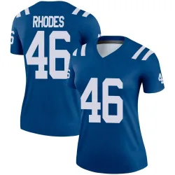 Women's Luke Rhodes Indianapolis Colts No.46 Legend Jersey - Royal