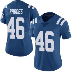 Women's Luke Rhodes Indianapolis Colts No.46 Limited Team Color Vapor Untouchable Jersey - Royal