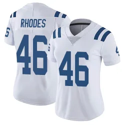 Women's Luke Rhodes Indianapolis Colts No.46 Limited Vapor Untouchable Jersey - White