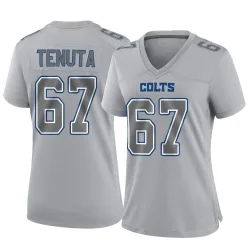 Women's Luke Tenuta Indianapolis Colts No.67 Game Atmosphere Fashion Jersey - Gray