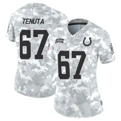 Women's Luke Tenuta Indianapolis Colts No.67 Limited 2024 Salute to Service Jersey - Arctic Camo