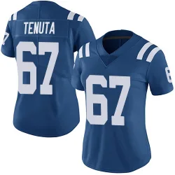 Women's Luke Tenuta Indianapolis Colts No.67 Limited Team Color Vapor Untouchable Jersey - Royal