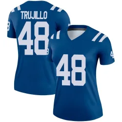 Women's Maddux Trujillo Indianapolis Colts No.48 Legend Jersey - Royal
