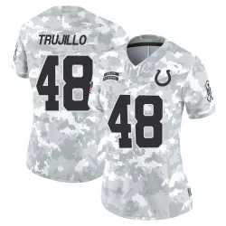 Women's Maddux Trujillo Indianapolis Colts No.48 Limited 2024 Salute to Service Jersey - Arctic Camo
