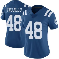 Women's Maddux Trujillo Indianapolis Colts No.48 Limited Color Rush Vapor Untouchable Jersey - Royal