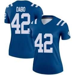 Women's Marcel Dabo Indianapolis Colts No.42 Legend Jersey - Royal