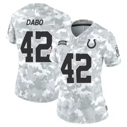 Women's Marcel Dabo Indianapolis Colts No.42 Limited 2024 Salute to Service Jersey - Arctic Camo