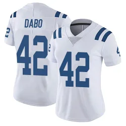 Women's Marcel Dabo Indianapolis Colts No.42 Limited Vapor Untouchable Jersey - White