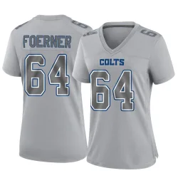Women's Marshall Foerner Indianapolis Colts No.64 Game Atmosphere Fashion Jersey - Gray