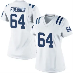 Women's Marshall Foerner Indianapolis Colts No.64 Game Jersey - White