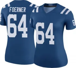 Women's Marshall Foerner Indianapolis Colts No.64 Legend Color Rush Jersey - Royal