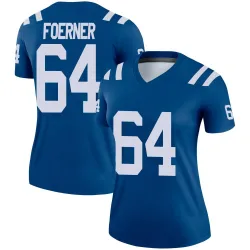 Women's Marshall Foerner Indianapolis Colts No.64 Legend Jersey - Royal