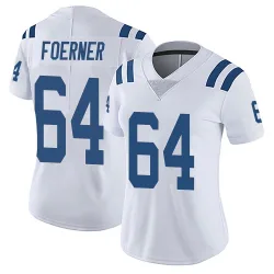 Women's Marshall Foerner Indianapolis Colts No.64 Limited Vapor Untouchable Jersey - White