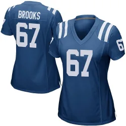 Women's Mason Brooks Indianapolis Colts No.67 Game Team Color Jersey - Royal Blue