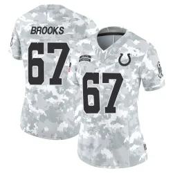 Women's Mason Brooks Indianapolis Colts No.67 Limited 2024 Salute to Service Jersey - Arctic Camo